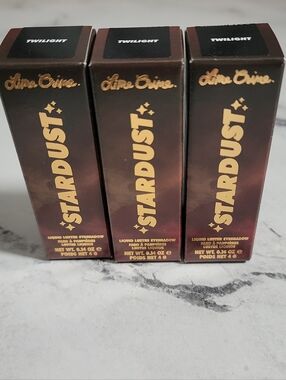 NEW 3 Lime Crime Stardust Liquid Eyeshadow Color 'Twilight' RARE